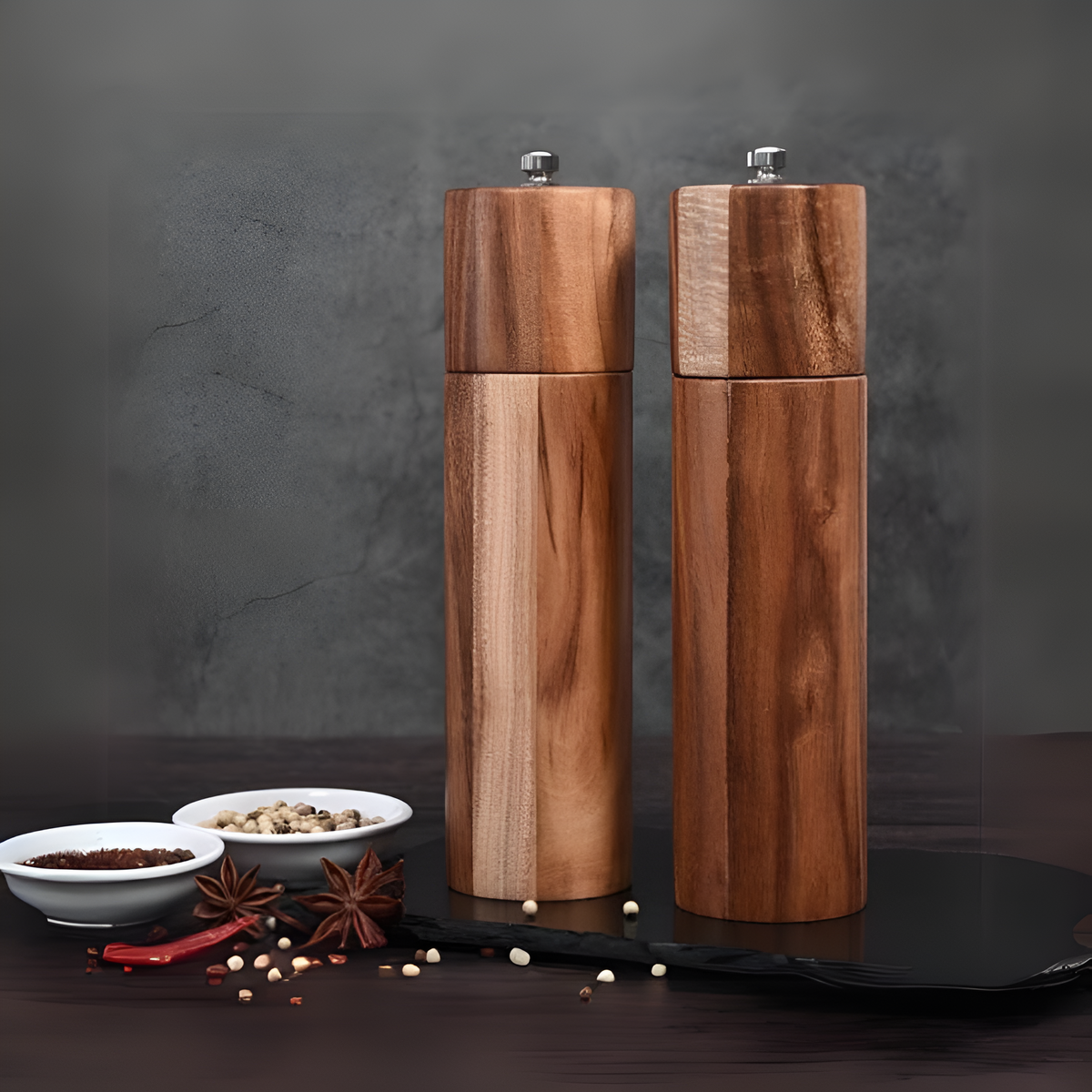 Minimalist Wooden Spice Grinder