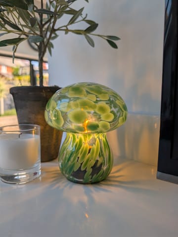 Forest Green Mushroom Table Lamp