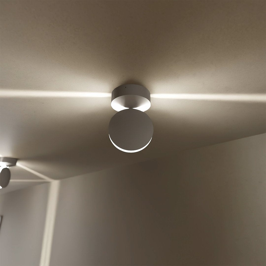Spectra White LED Ceiling Light – Modern Aluminium Design with Elegant Illumination