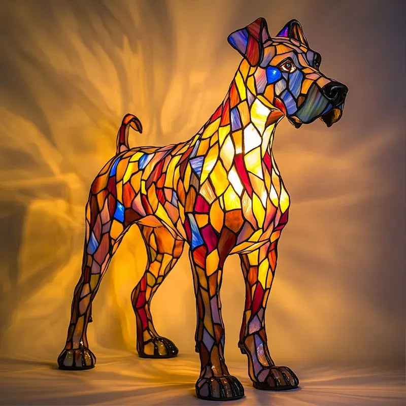 Handmade Dog Lamp