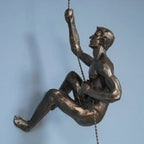 Climbing Figure Wall Sculpture