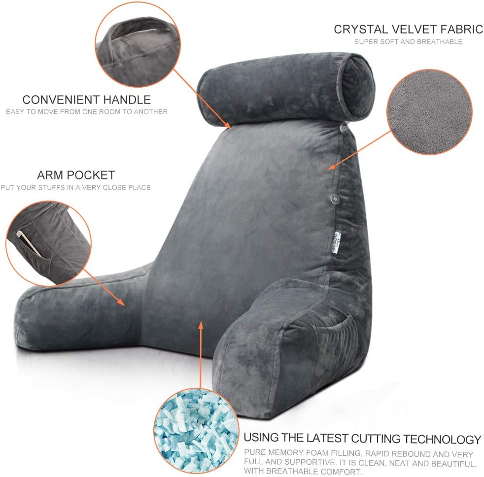 Reading Pillow with Arms