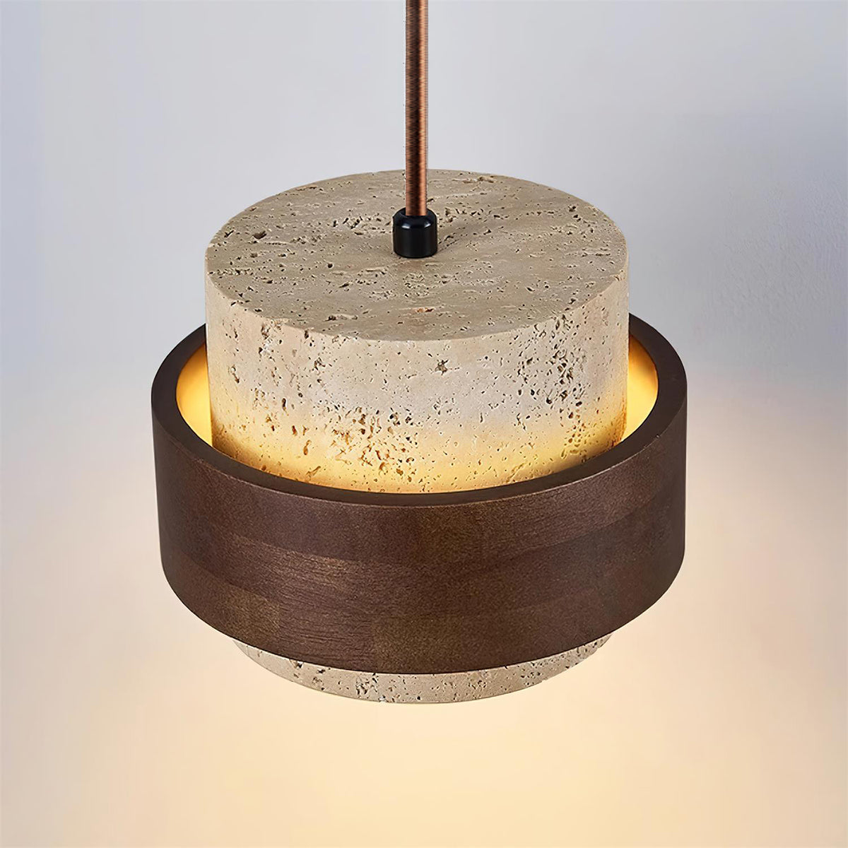 Perra Travertine Pendant Light