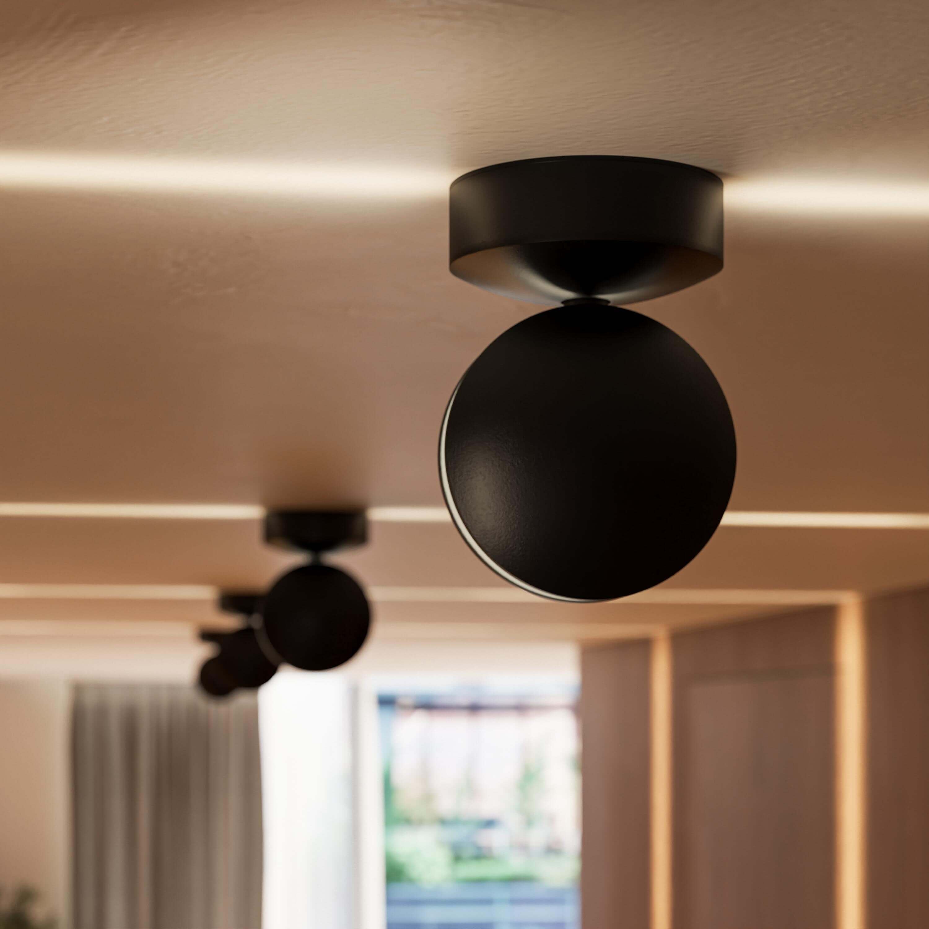 Spectra White LED Ceiling Light – Modern Aluminium Design with Elegant Illumination