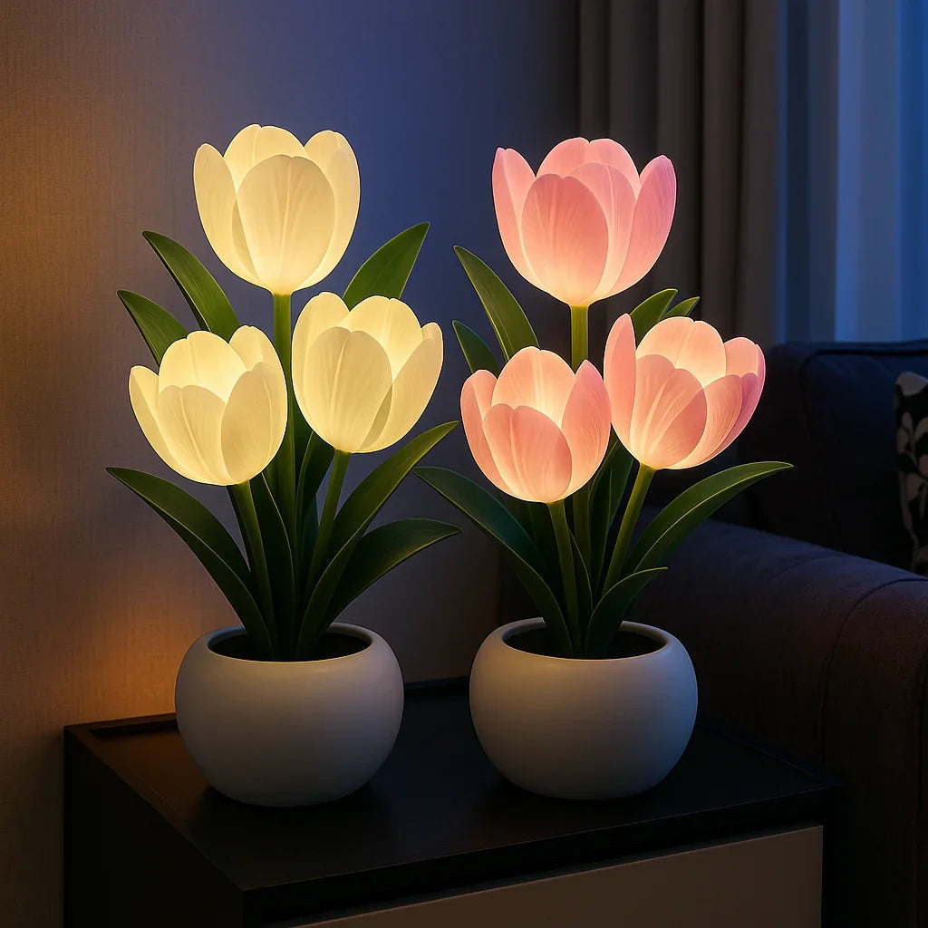 TulipaGlow LED Tulip Lamp