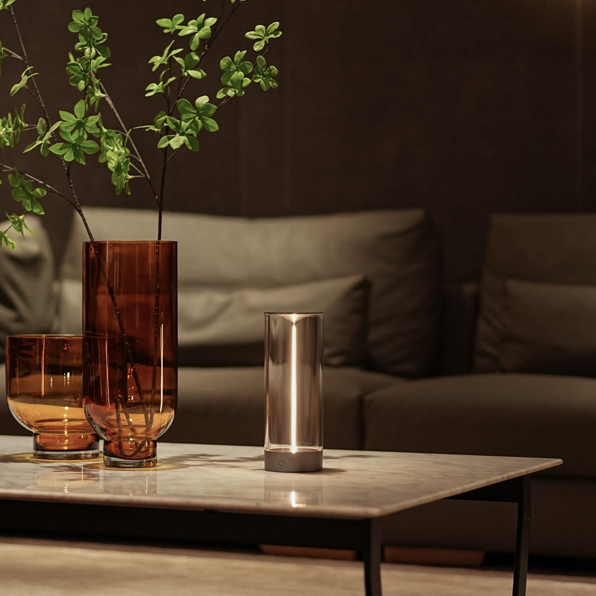 LumoBeam Spiral LED Table Lamp