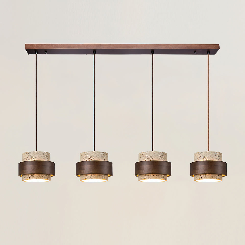 Perra Travertine Pendant Light