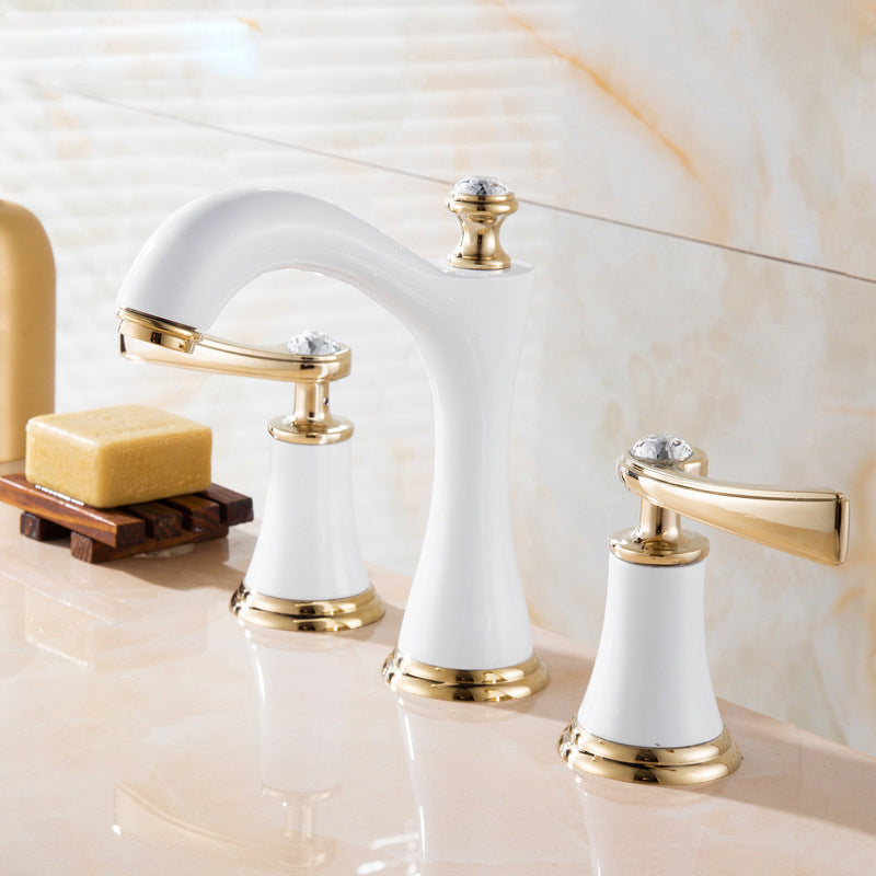 Modern Two Handle Basin Faucet