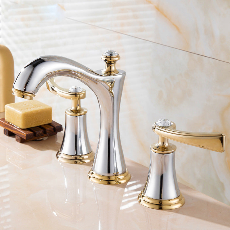 Modern Two Handle Basin Faucet