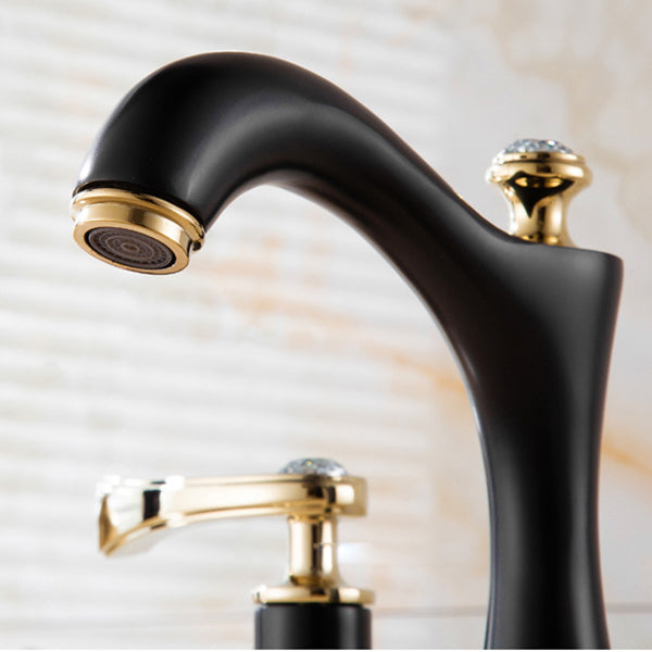 Modern Two Handle Basin Faucet