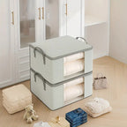 Striped Foldable Storage Bag