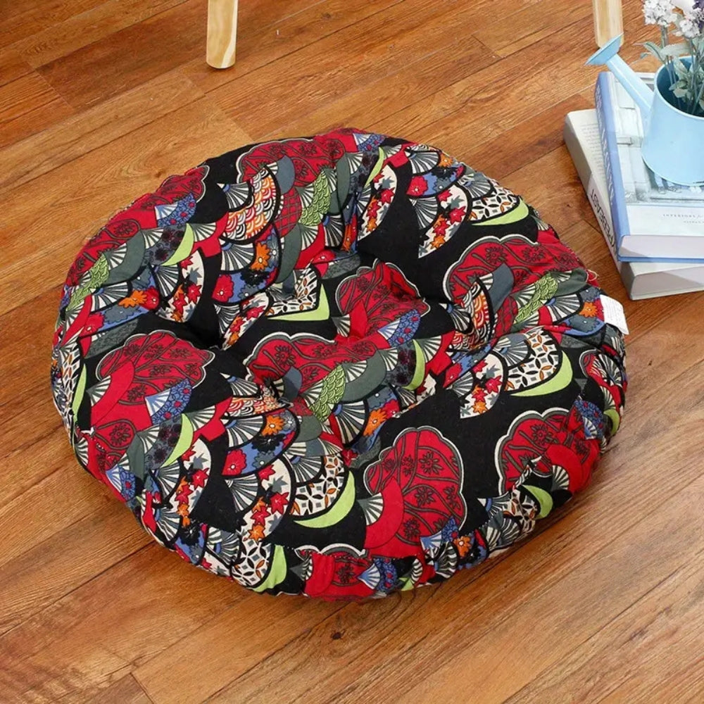 Round Boho Floor Cushion