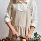 Cross-Back Apron with Pockets