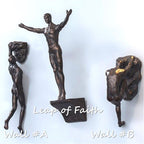 Climbing Figure Wall Sculpture