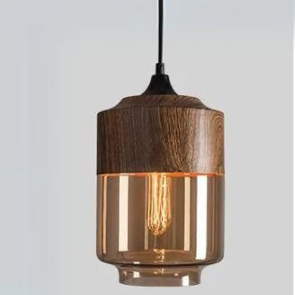 Scandinavian Wood Ceiling Light
