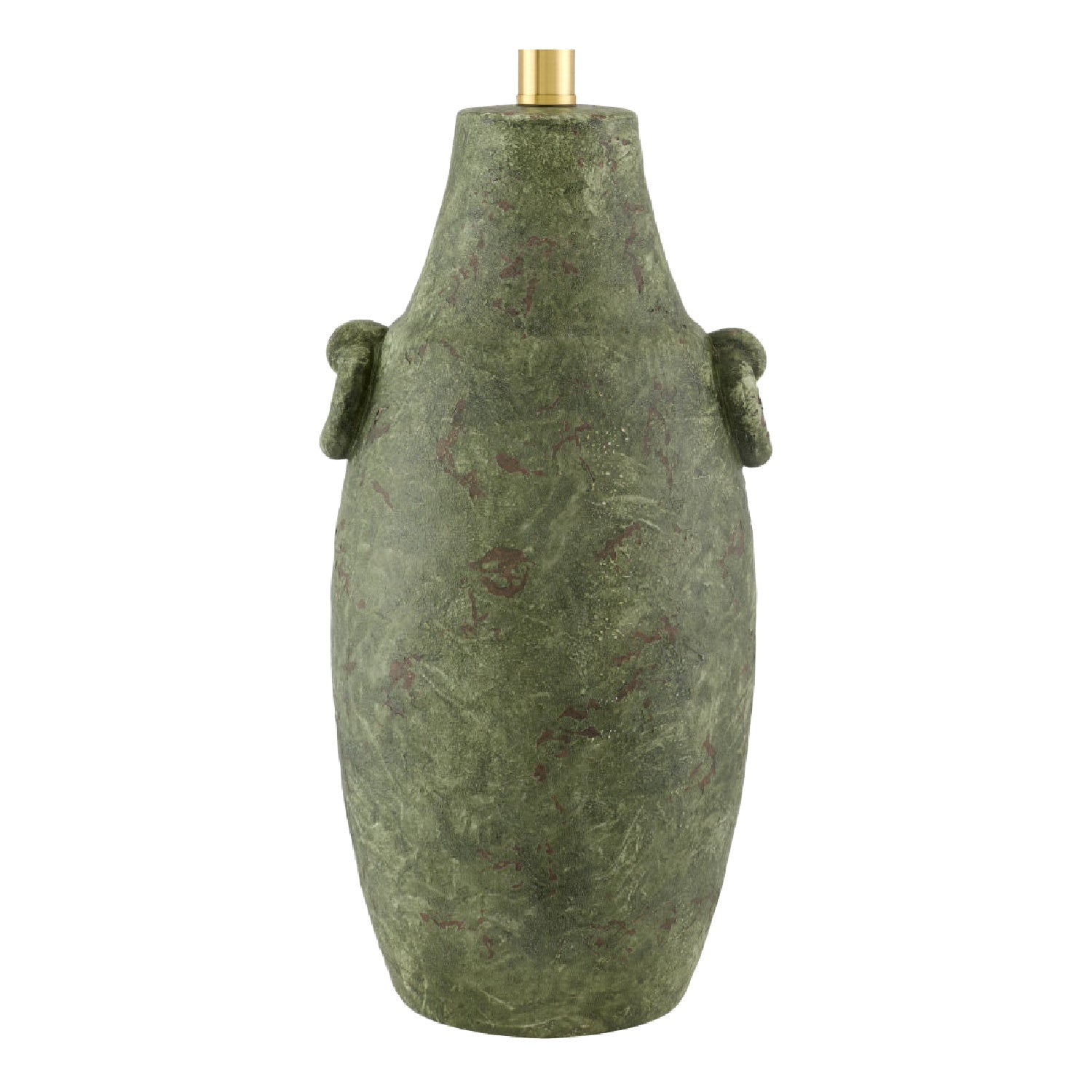 Hand-Painted Green Ceramic Table Lamp