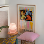 Vintage Glass Table Lamp