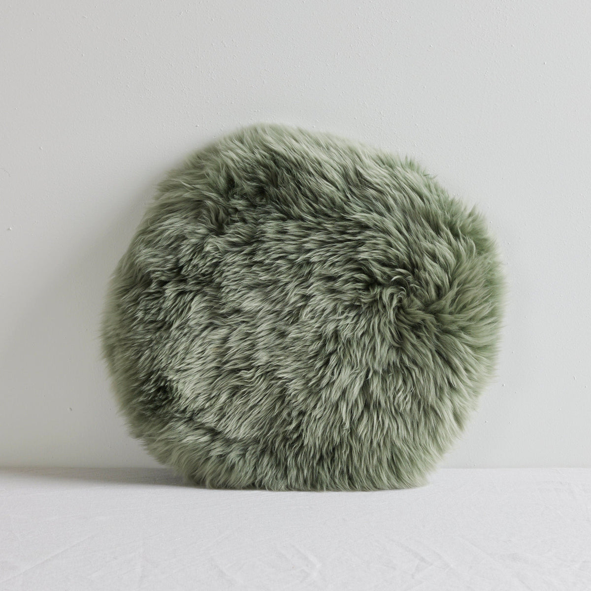 Sheepskin Round Seat Cushion