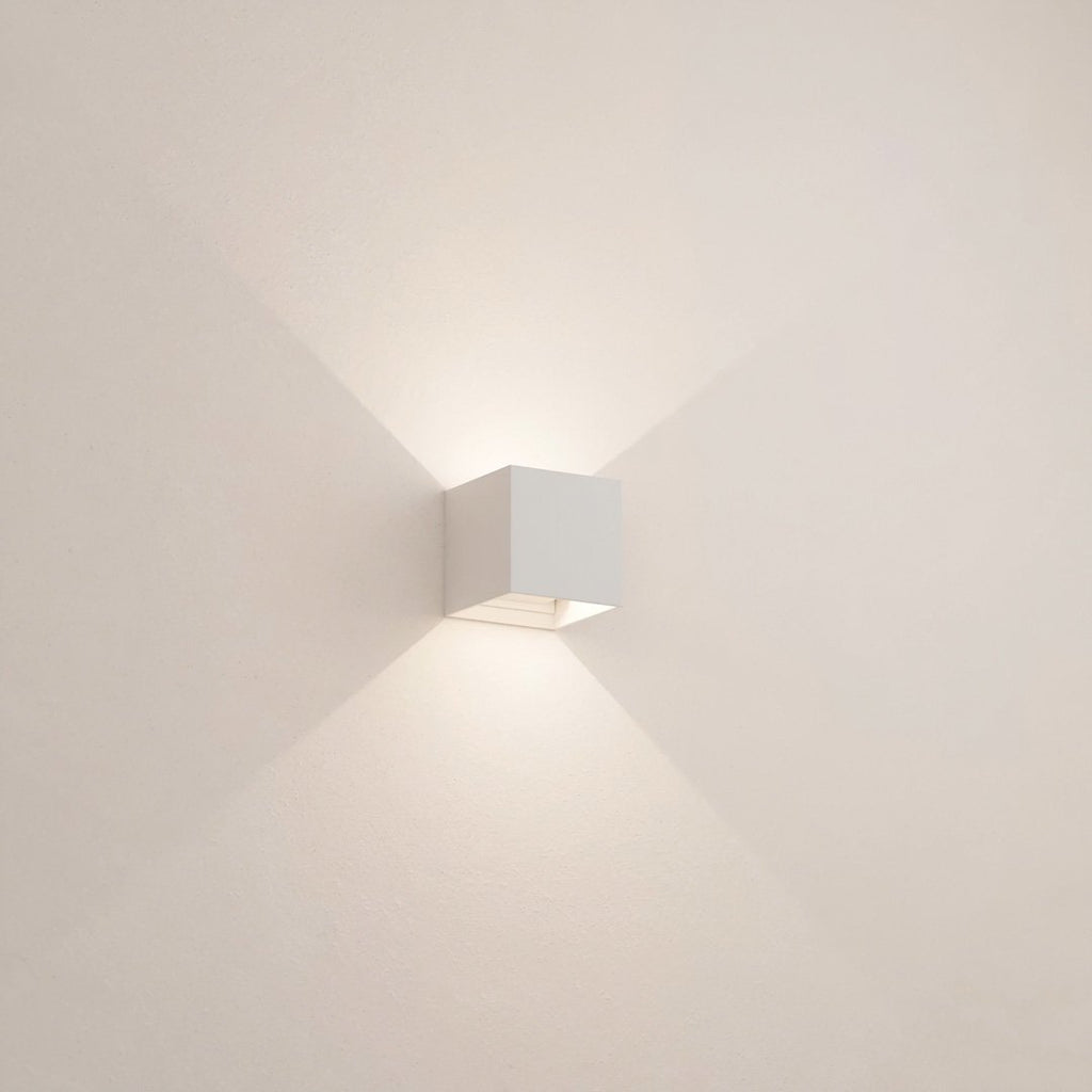 Xena Rechargeable LED Wall Light – Dimmable Black Aluminium Sconce