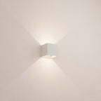 Xena Rechargeable LED Wall Light – Dimmable Black Aluminium Sconce