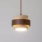 Perra Travertine Pendant Light