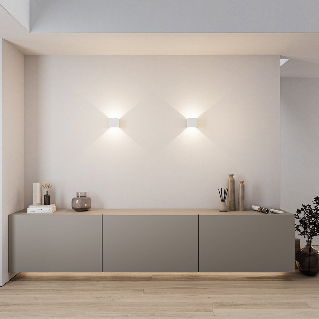 Xena Rechargeable LED Wall Light – Dimmable Black Aluminium Sconce