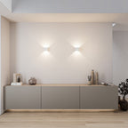 Xena Rechargeable LED Wall Light – Dimmable Black Aluminium Sconce