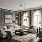 Hand-Blown Glass Pendant Light