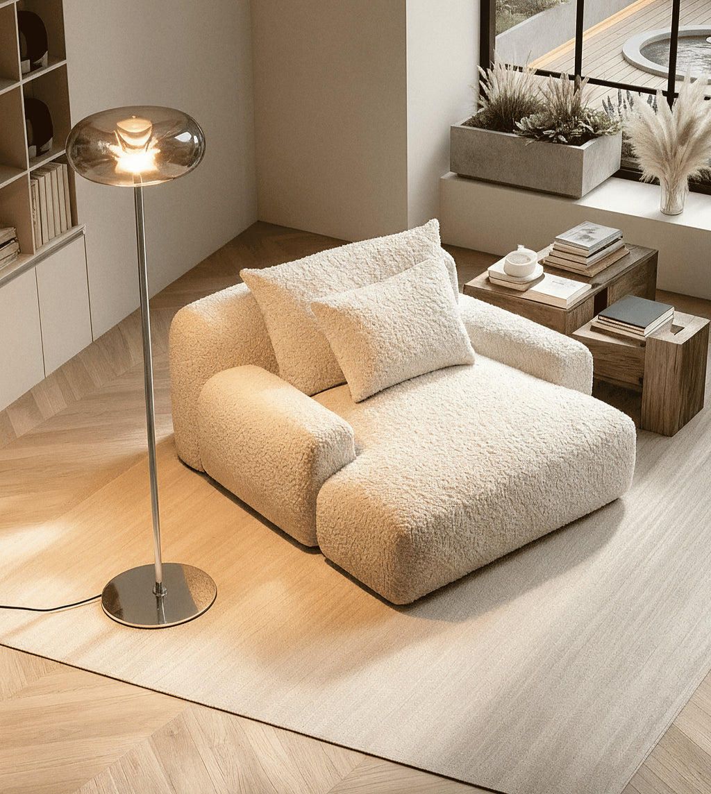 Lumira Dimmable LED Floor Lamp – Modern Metal Design with Adjustable Brightness