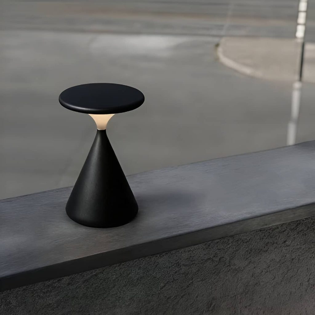 Modern Conical Small Touch Dimmable Table Lamp