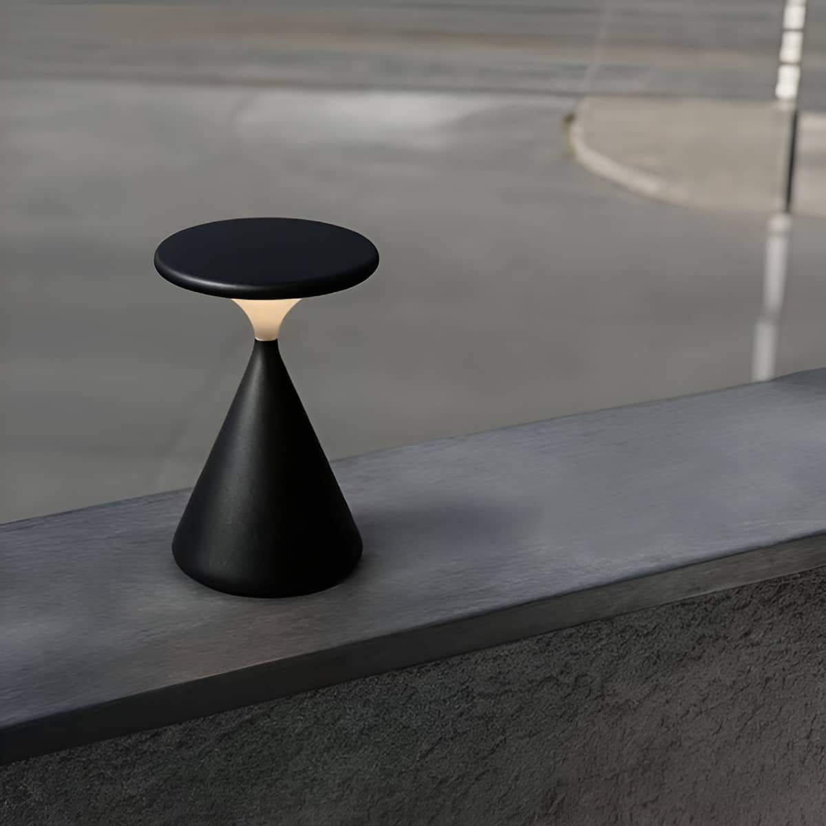 Modern Conical Small Touch Dimmable Table Lamp