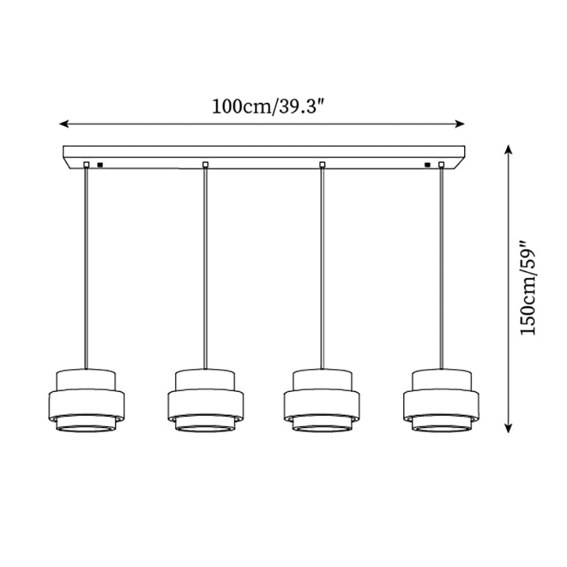 Perra Travertine Pendant Light