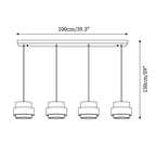 Perra Travertine Pendant Light