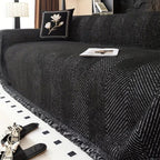 Herringbone Stripe Sofa Cover