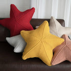 Hand-Knitted Starfish Cushion