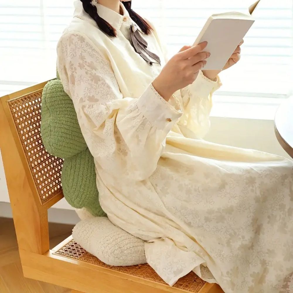 Flower-Shaped Decorative Cushion