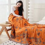 Ornate Decorative Cotton Blanket