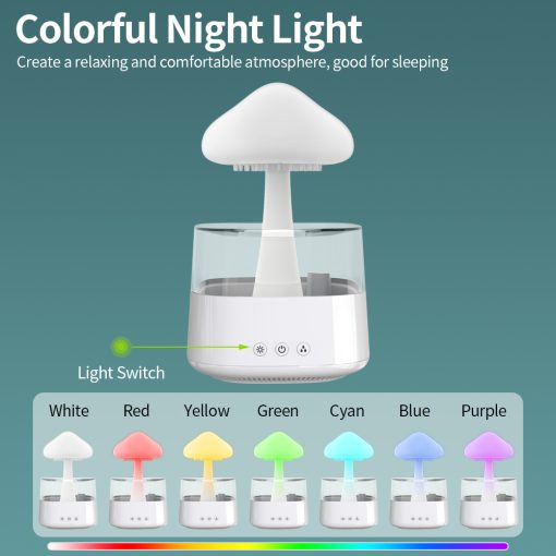 Rain Cloud Humidifier Lamp