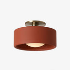 Modern Porcelain Semi-Flush Ceiling Light