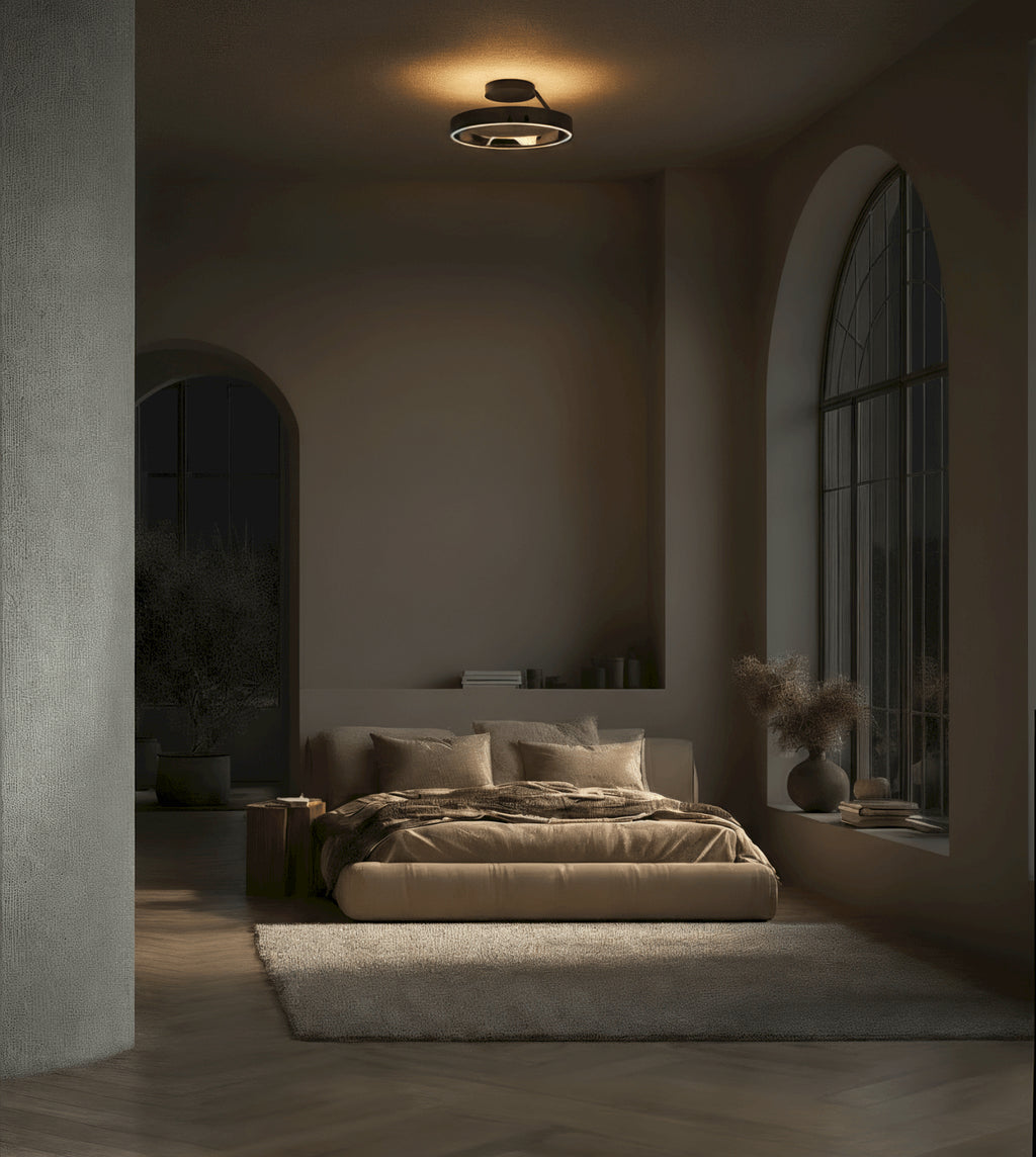 Solei Dimmable LED Ceiling Light – Elegant Aluminium Design with Adjustable Brightness