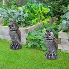 Rotating Head Owl Decoys – 2 Pack