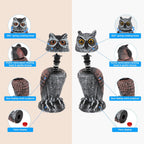 Rotating Head Owl Decoys – 2 Pack