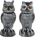 Rotating Head Owl Decoys – 2 Pack