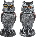 Rotating Head Owl Decoys – 2 Pack