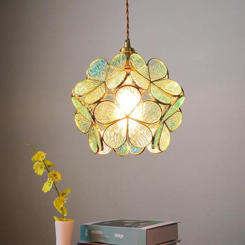Flower Glass Pendant Light