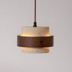 Perra Travertine Pendant Light