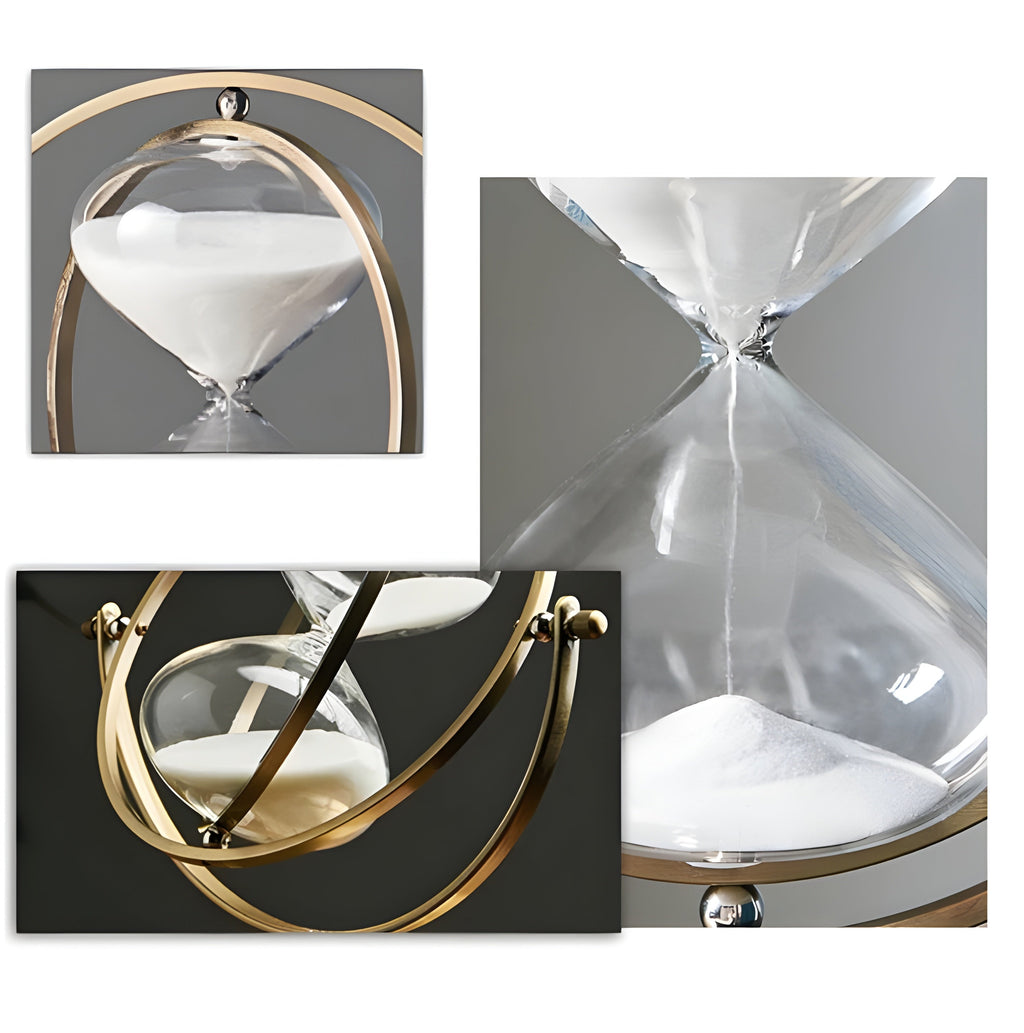 Elegant Hourglass Clock