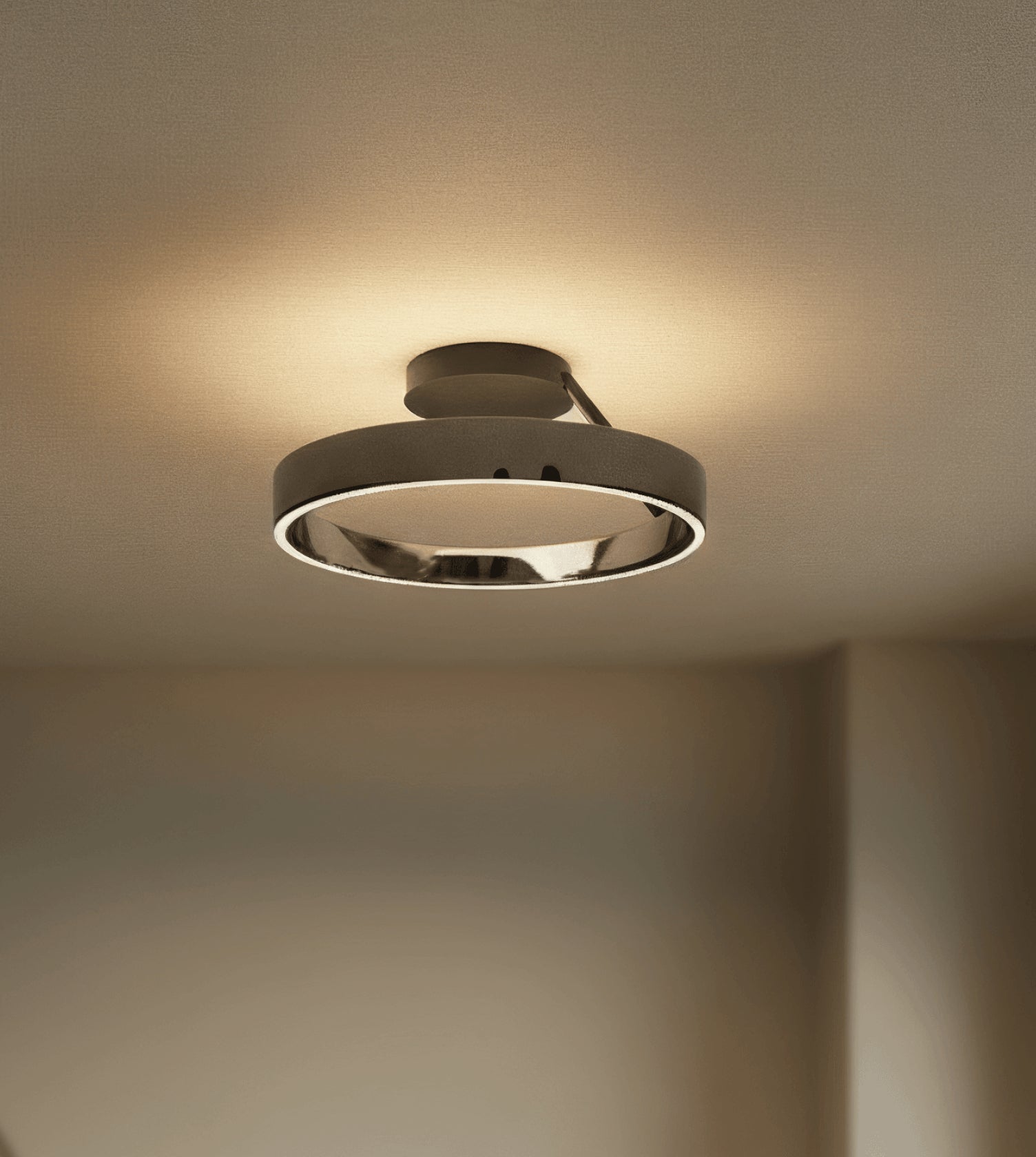 Solei Dimmable LED Ceiling Light – Elegant Aluminium Design with Adjustable Brightness