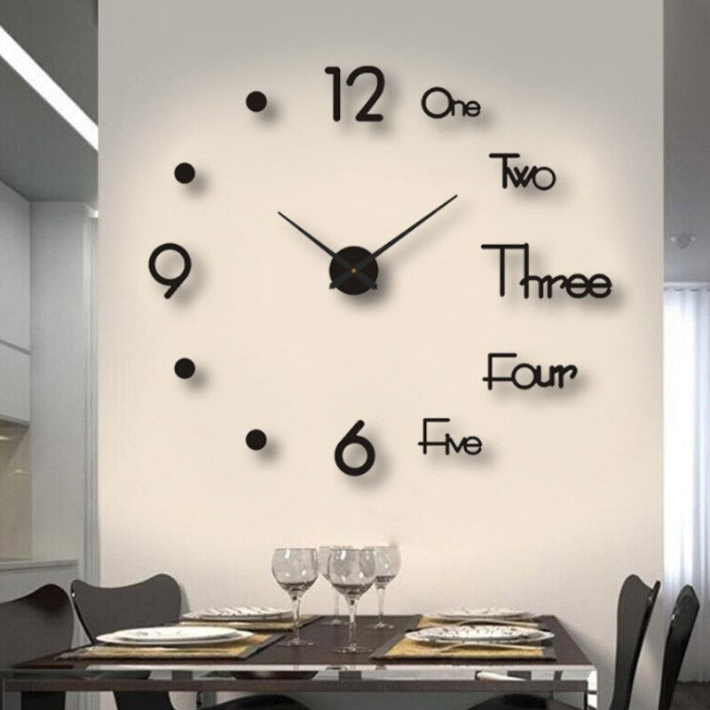 Sculptural Statement Wall Clock