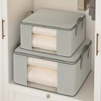 Striped Foldable Storage Bag